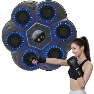   Ruspela Bluetooth Boxzsák Felnőtteknek 9 Mód 18 Sebesség LED Világítás