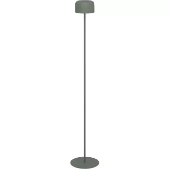   EGLO Roccanova napelemes állólámpa, érintésvezérelt 3 fokozatú, kültéri beltéri, acél zöld - Green, Battery floor lamp