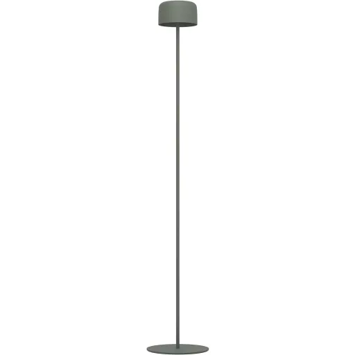EGLO Roccanova napelemes állólámpa, érintésvezérelt 3 fokozatú, kültéri beltéri, acél zöld - Green, Battery floor lamp