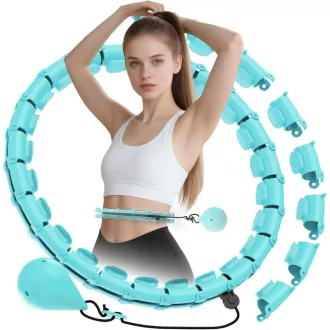   Inteligentná obruč JLoibao pre dospelých, 24-dielna fitness obruč 77-132 cm so závažím