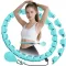 Inteligentná obruč JLoibao pre dospelých, 24-dielna fitness obruč 77-132 cm so závažím