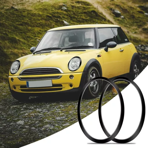 OJTOJT Mini Cooper F55 F56 F57 fényszóró díszgyűrű szett fekete 2014-2021