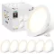 Set 6 Spoturi LED Încastrabile LVWIT 18W 4000K Alb Neutru