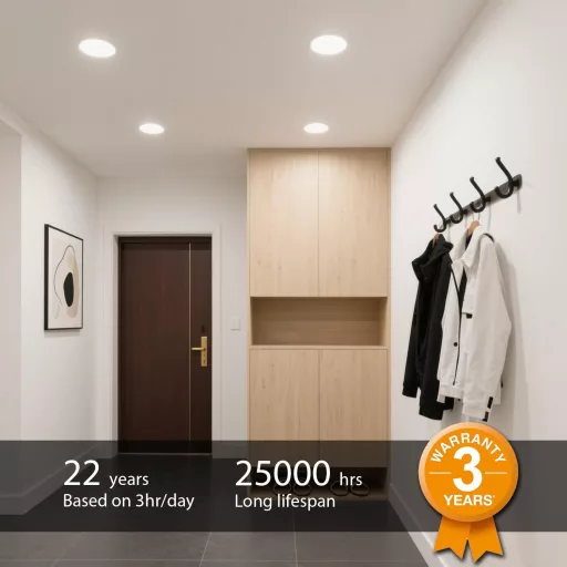 LVWIT LED Beépíthető Spotlámpa 18W 4000K Semleges Fehér 6db Szett