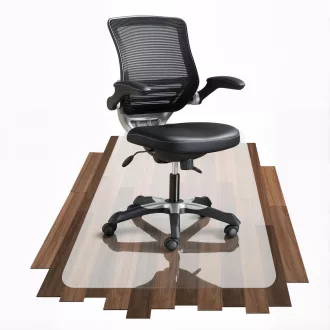   COSYLAND Irodai Szék Alátét 90x120cm Padlóvédő Csúszásmentes Fehér