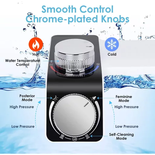 VivaLox Bidet Attachment Ultravékony Wc-Hez, Hideg-Meleg Vízzel