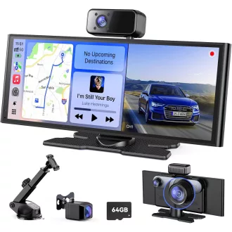  Avylet 10.26" Wireless CarPlay Android Auto Autós Képernyő GPS Dashcam