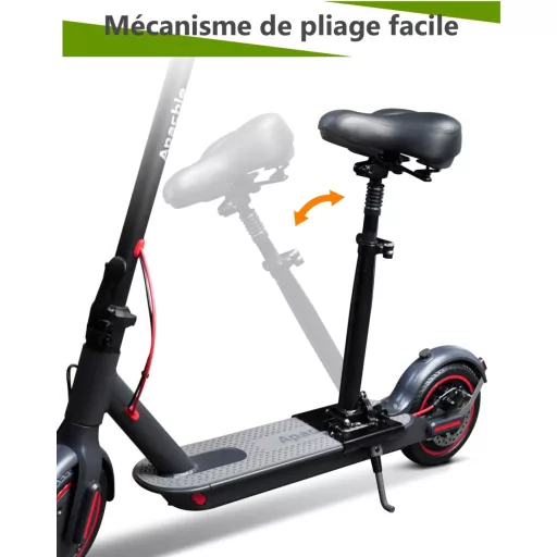 KALLAK Elektromos Roller Ülés Állítható Magasság 55-68cm Összecsukható Nyereg