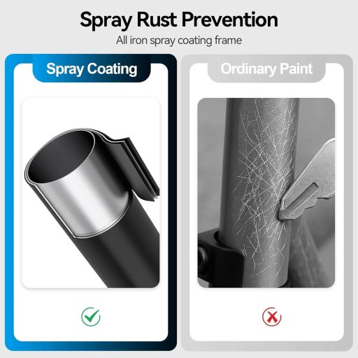 MEE GOO összecsukható roller felnőtteknek, 200mm kerekek, tárcsafék, fekete