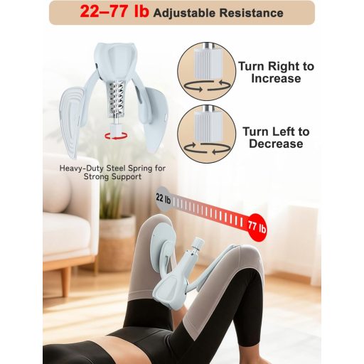 Antrenor pentru planșeul pelvin TINRIEF, 35kg, întăritor reglabil pentru coapse, pentru regenerare acasă