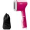 Tefal Pure Pop Slim kézi ruhasteamer 70ml tartállyal, 15 másodperc alatt kész, utazási gőzölő, rózsaszín