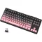 ATTACK SHARK X FREEWOLF M87 80% Wireless Gamer Billentyűzet RGB, TKL, Membrános, 4000mAh, Fekete