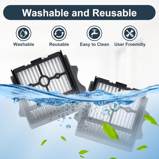 Fixbetter 4 db HEPA szűrő Tineco FLOOR ONE Stretch S6 S7 porszívóhoz