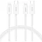 Belkin 2db USB-C Lightning kábel 1,5m fehér iPhone iPad AirPods gyorstöltés