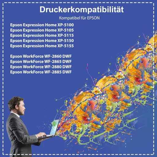 NINETEC 502XL Multipack nyomtatópatron Epson XP-5100 WF-2860dwf kompatibilis 10db