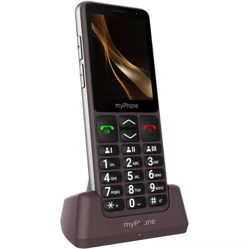 myPhone Bueno LTE Időseknek Mobiltelefon Töltőállomással, 2,8" Kijelző, SOS Gomb