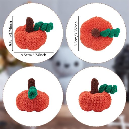 ORIGACH 2 darabos Halloween tök horgolás kezdőkészlet videós útmutatóval