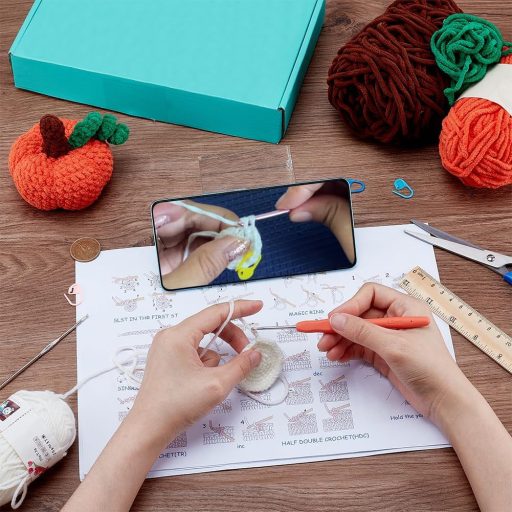 ORIGACH 2 darabos Halloween tök horgolás kezdőkészlet videós útmutatóval