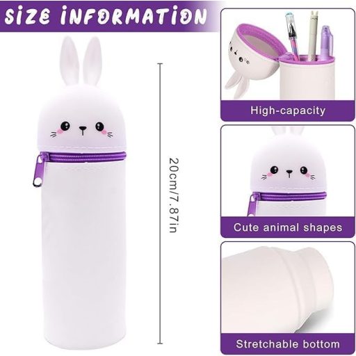 Penar Sunshine Smile cu Compartimente Multiple - Etui Unisex cu Fermoar pentru Copii, Penar Practic pentru Rechizite Școlare