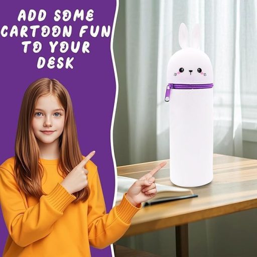 Penar Sunshine Smile cu Compartimente Multiple - Etui Unisex cu Fermoar pentru Copii, Penar Practic pentru Rechizite Școlare