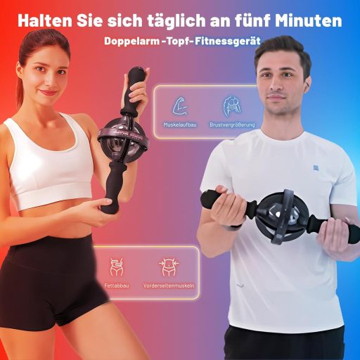 BeSokar Gyro-Trainer Pro kéziedzítő dupla fogantyúval 200kg ellenállás