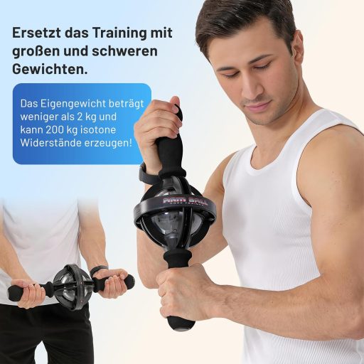 BeSokar Gyro-Trainer Pro kéziedzítő dupla fogantyúval 200kg ellenállás