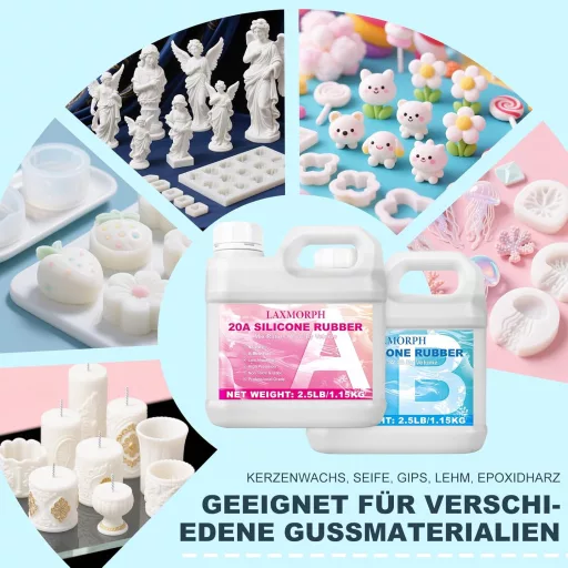 Silicon Lichid Laxmorph 2,3kg - Set pentru Fabricare Matrițe 1:1