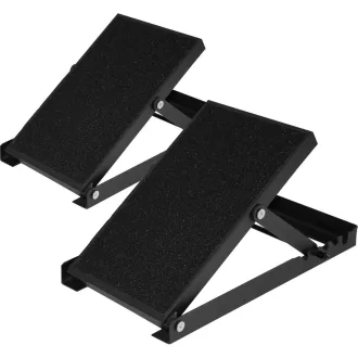   HVO Squat Wedge Calf Stretcher Edzőblokk Páros Acél Fekete