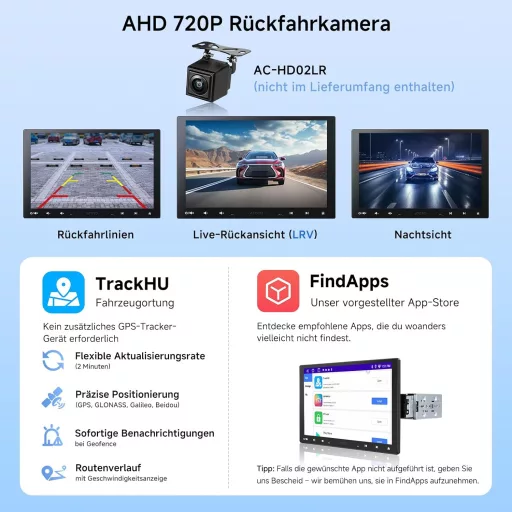 ATOTOZONE A5L 10" Android Autórádió CarPlay, 2DIN/1DIN, Vezeték Nélküli, WiFi, Bluetooth