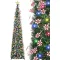 HMASYO 180 cm Fenyő Karácsonyfa Időzítővel, 100 LED Világítással, Távirányítóval, USB Üzemeltetésű