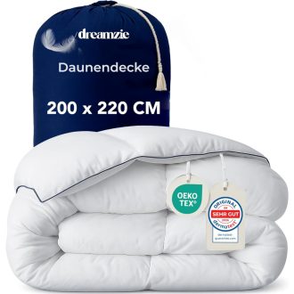   Dreamzie Paplan 200x220 cm Lúd Toll Töltet 450 gsm Gépelhető