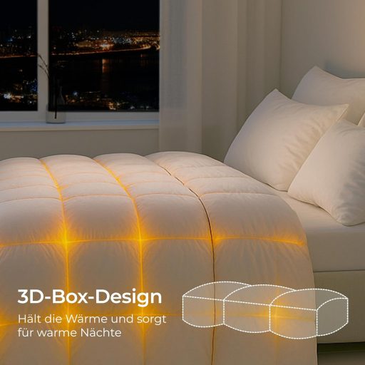 Dreamzie Paplan 200x220 cm Lúd Toll Töltet 450 gsm Gépelhető