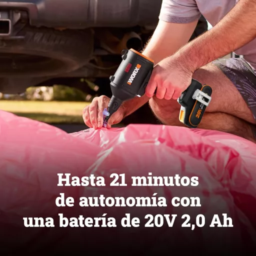 WORX 20V Akkumulátoros Porszívó Fúvó Brushless Motorral és Matracfújtató Funkcióval