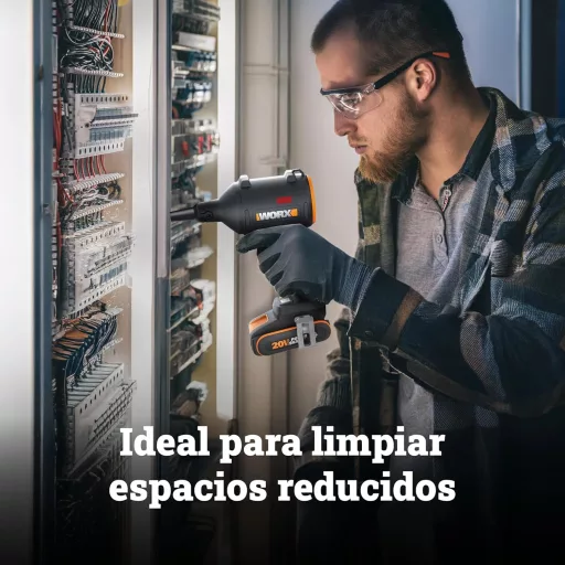 WORX 20V Akkumulátoros Porszívó Fúvó Brushless Motorral és Matracfújtató Funkcióval