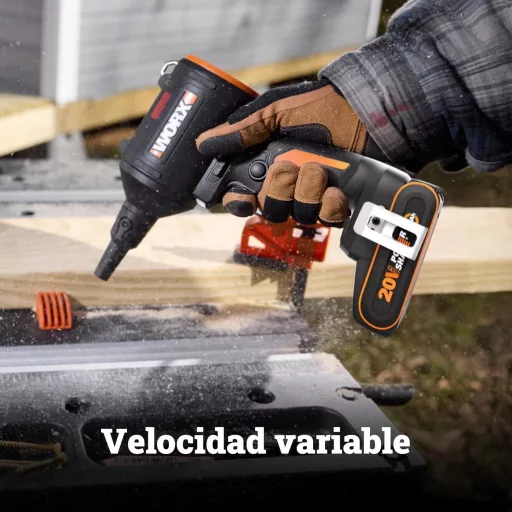 WORX 20V Akkumulátoros Porszívó Fúvó Brushless Motorral és Matracfújtató Funkcióval