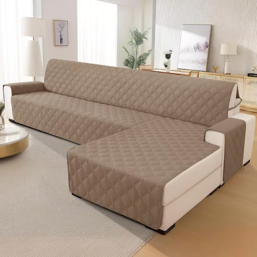 Ystyle vízálló L-alakú kanapévédő 280cm jobbos/balos sarokkanapéhoz