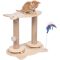 Novelfun Macskakarmoló Fa Játékfa Madaras Pihenővel Kicsi és Közepes Macskáknak