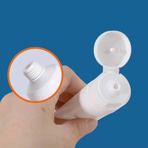 MORICOH 5 buc. Tuburi de călătorie albe, 100 ml, recipiente cosmetice reîncărcabile pentru cremă, loțiune, șampon - 100 ml