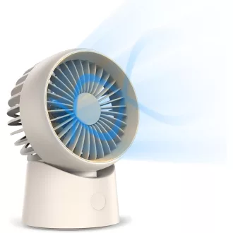   Minthouz USB-C Asztali Ventilátor, Hordozható, 3 Fokozat, 90° Forgatható