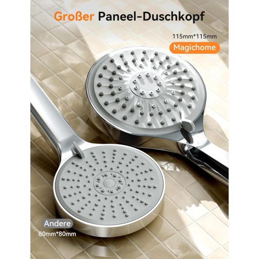 Magichome 5 funkciós zuhanyfej - takarékos, nagy nyomású kézi zuhany