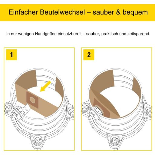 AromeLivii Kärcher WD3 WD2 porszívó zsák 10db 25L papír szűrő