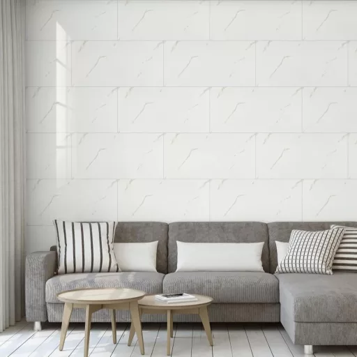 Hode 10 db öntapadós márványmintás falburkoló csempe 60x30 cm konyha fürdőszoba