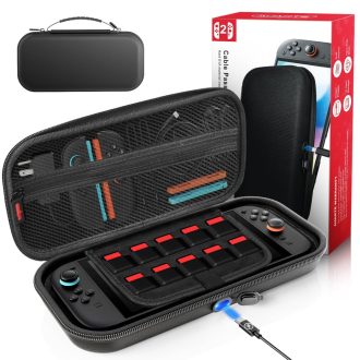   Tvrdé prenosné puzdro Auarte pre Nintendo Switch 2, EVA kufrík na konzolu a príslušenstvo