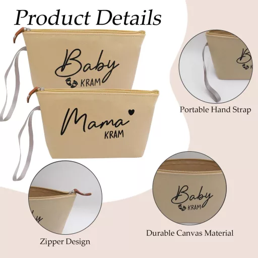 Sunshine smile Cipzáros Kozmetikai Táska, Mély Bézs Színű, Kompakt Méretű Neszesszer, Utazáshoz és Mindennapos Használatra, Praktikus Smink