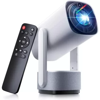   SOOMFON Mini Proiector 4K WiFi Bluetooth Full HD 720P 260 ANSI Lumeni Portabil