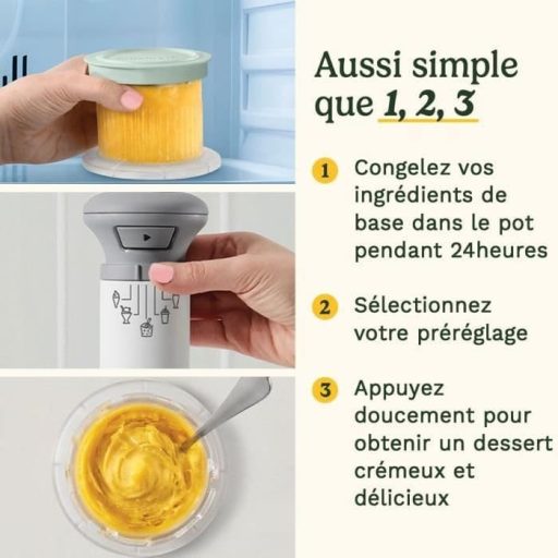 Cuisinart FreezeWand 5az1-ben fagylalt-, sorbet- és smoothie készítő gép fehér