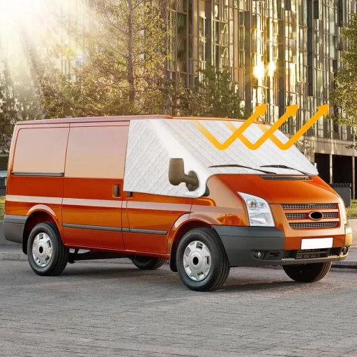 LMYSUFI kryt na čelné sklo Ford Transit MK7, ochrana pred slnkom 2000 – 2014