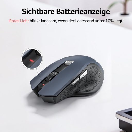 Acer Wireless Egér 2.4 GHz 1600 DPI 6 Gombos Jobb Kezes Laptop PC MacBook