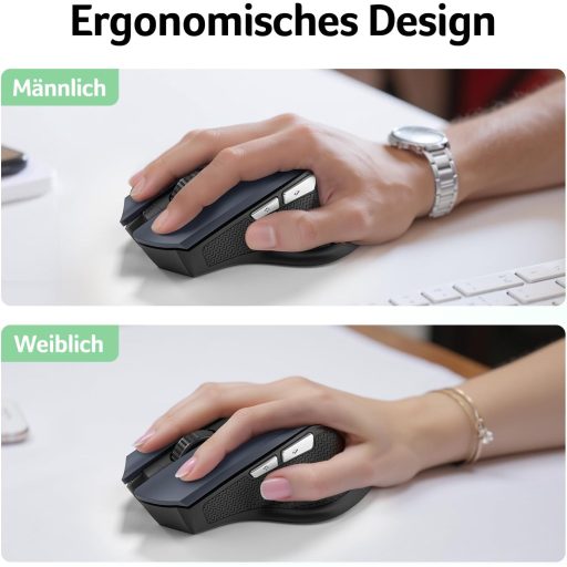 Acer Wireless Egér 2.4 GHz 1600 DPI 6 Gombos Jobb Kezes Laptop PC MacBook