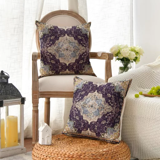 Artoid Mode Boho Vintage Lila Párnahuzat Szett 2db 45x45cm